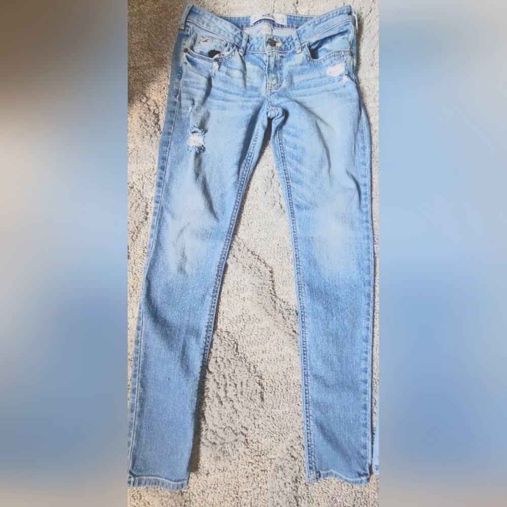 Hollister Skinny Ripped Jeans